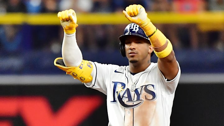 Wander Franco brilló en el primer juego de playoffs ante Medias Rojas